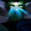 2-in-1 Camping Fan & LED Lantern – 8000mAh Battery, 4 Speeds, Timer, Carabiner & Display for Tents, RVs & Canopies
