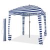 6x6 Ft Foldable Beach Cabana Tent – Portable with Carrying Bag & Detachable Sidewall