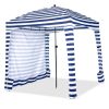 6x6 Ft Foldable Beach Cabana Tent – Portable with Carrying Bag & Detachable Sidewall