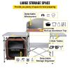Folding Camping Kitchen Table û Portable Picnic Cabinet with Storage