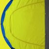 9-Person Camping Tent, Blue & Yellow Fabric