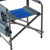 2-piece Padded Folding Chair with Storage Pockets