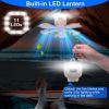 2-in-1 Camping Fan & LED Lantern – 8000mAh Battery, 4 Speeds, Timer, Carabiner & Display for Tents, RVs & Canopies