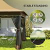 12' x 12' Pop-Up Canopy Tent û UPF50+ with Mesh Netting & Carry Bag (Beige)