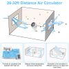 Portable Air Circulator Desk Fan – Rechargeable, 4 Speeds, 360° Tilt & Quiet 40dB for Home & Office