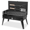Portable Foldable Charcoal BBQ Grill – 16.7x10x17.7in, Outdoor Camping & Picnic
