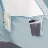 Quick-Open Blue Beach Tent – Fiberglass Pole & Oxford Cloth Free Ride Design