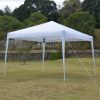 3 x 3m Practical Waterproof Folding Tent, White
