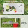 Folding Fish Cleaning Table with Sink û Portable Camping Table with Faucet & Shelf