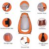 1 & 2 Person Pop-Up Toilet & Shower Tent û Portable Camping Changing Shelter (Orange)