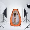 1 & 2 Person Pop-Up Toilet & Shower Tent û Portable Camping Changing Shelter (Orange)