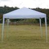 3 x 3m Practical Waterproof Folding Tent, White