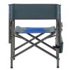 2-piece Padded Folding Chair with Storage Pockets