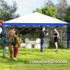 16.5' x 33' Large Party Tent û Heavy-Duty Canopy with Sidewalls (Blue)