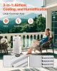 9L Evaporative Air Cooler – 550 CFM Swamp Cooler with Dual Ice Boxes