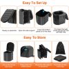 Portable Folding Camping Toilet for Adults – Includes Lid, Carry Bag & Garbage Bags