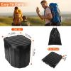 Portable Folding Camping Toilet for Adults – Includes Lid, Carry Bag & Garbage Bags
