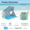 UPF 50+ Sun Protection Beach Umbrella Tent – Includes 1PC with Portable Carrying Bag