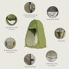 7FT Instant Pop-Up Camping Shower & Privacy Tent – Portable Toilet & Dressing Shelter for Outdoor, Beach, Fishing