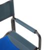 2-piece Padded Folding Chair with Storage Pockets