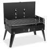 Portable Foldable Charcoal BBQ Grill – 16.7x10x17.7in, Outdoor Camping & Picnic