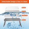 Foldable Stainless Steel Charcoal BBQ Grill – Portable Tabletop for Outdoor Use