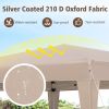 13x11.5 FT Hexagonal Pop-Up Canopy Tent – Height Adjustable with Decorative Leg Covers