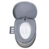 VEVOR Portable Toilet for Camping - Detachable Inner Bucket & Removable Paper Holder
