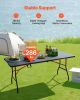 6-Ft Plastic Folding Table û Portable Indoor/Outdoor Utility Table