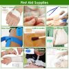 47-Pc Emergency Survival Kit – EDC Gear, First Aid & Tools with Pouch for Outdoor Adventures