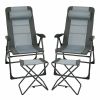 2 Pieces Folding Chair Set
