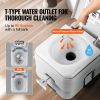 VEVOR 3.2 Gallon Portable Toilet for Camping - Push Button Pressurized Flush