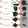 Portable Folding Camping Toilet for Adults – Includes Lid, Carry Bag & Garbage Bags