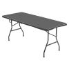 6-Ft Plastic Folding Table û Portable Indoor/Outdoor Utility Table