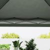 Outsunny 13'x13' Pop-Up Canopy Tent – UV50+ Protection, Height Adjustable, Navy with Wheeled Bag & 4 Sandbags