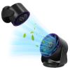100-Speed Rechargeable Desk & Wall Fan – Mini Quiet Fan with 120° Tilt for Home, Office & Travel