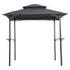 Double-Tiered Grill Gazebo Replacement Canopy, 8' x 5'