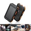 Portable Fast Charging Solar Power Bank with Flashlight
