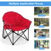 Folding Padded Camping Moon Chair with Carrying Bag