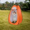 1 & 2 Person Pop-Up Toilet & Shower Tent û Portable Camping Changing Shelter (Orange)