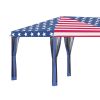 10' x 20' Pop-Up Canopy Gazebo û American Flag with Mesh Sidewalls