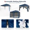 10x10 Ft Instant Pop-Up Canopy Tent – Outdoor Shade Gazebo with Adjustable Height