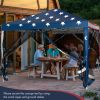 10x10 Ft Instant Pop-Up Canopy Tent – Outdoor Shade Gazebo with Adjustable Height