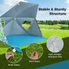 UPF 50+ Sun Protection Beach Umbrella Tent – Includes 1PC with Portable Carrying Bag