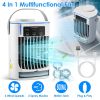 Portable 3-Speed Evaporative Air Conditioner Fan – Humidifier, Cold Mist, Night Light & Adjustable Angle for Home & Office
