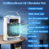 Portable 3-Speed Evaporative Air Conditioner Fan – Humidifier, Cold Mist, Night Light & Adjustable Angle for Home & Office