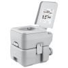 VEVOR 5.3 Gallon Portable Toilet for Camping - Push Button Pressurized Flush