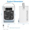Portable 3-Speed Evaporative Air Conditioner Fan – Humidifier, Cold Mist, Night Light & Adjustable Angle for Home & Office