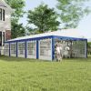 16.5' x 33' Large Party Tent û Heavy-Duty Canopy with Sidewalls (Blue)