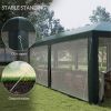 10' x 30' Foldable Canopy, Green